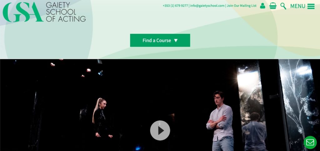 Gaiety School of Acting's Homepage