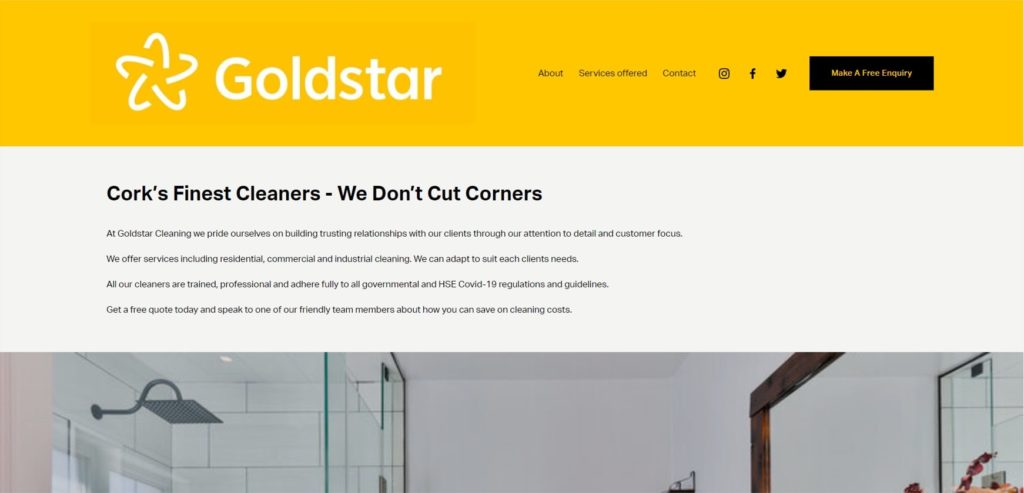 Goldstar Cleaning's Homepage