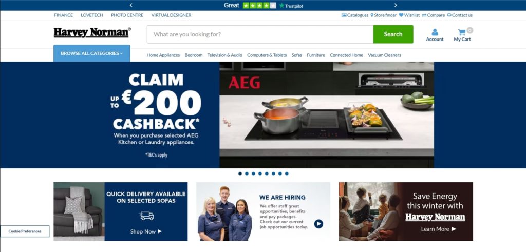 Harvey Norman's Homepage