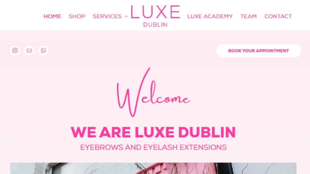 Luxe Dublin's Homepage