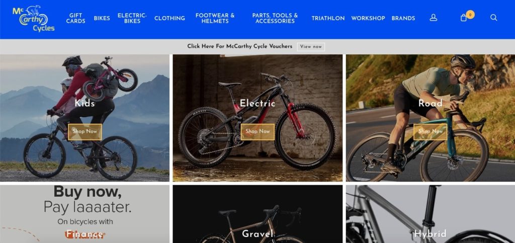 McCarthy Cycles Homepage