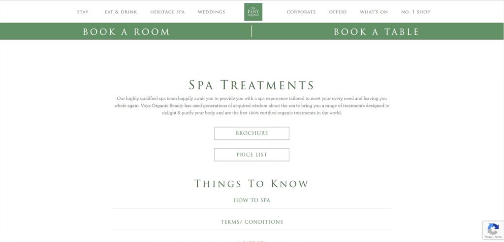 No. 1 Pery Square's Homepage