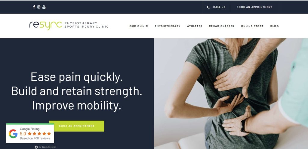 ReSync Physiotherapy's Homepage