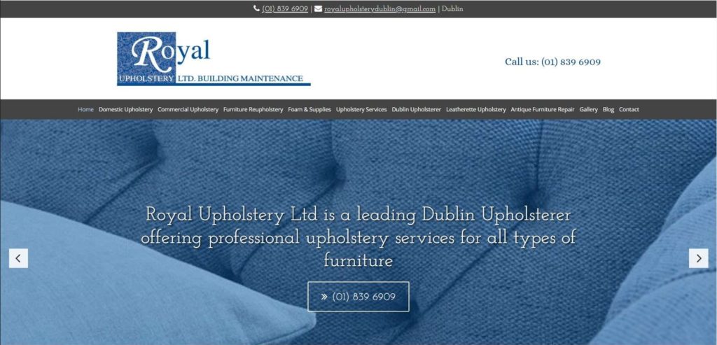 Royal Upholstery's Homepage