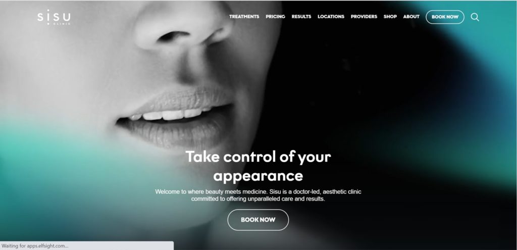 Sisu Clinic's Homepage