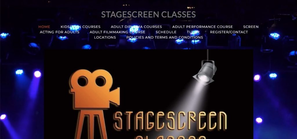 StageScreen Classes Homepage
