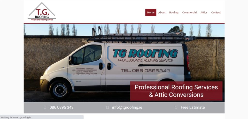 T.G. Roofing's Homepage