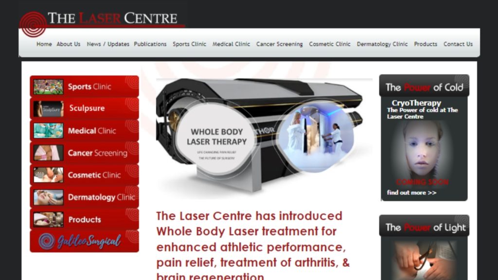 The Laser Centre's Homepage