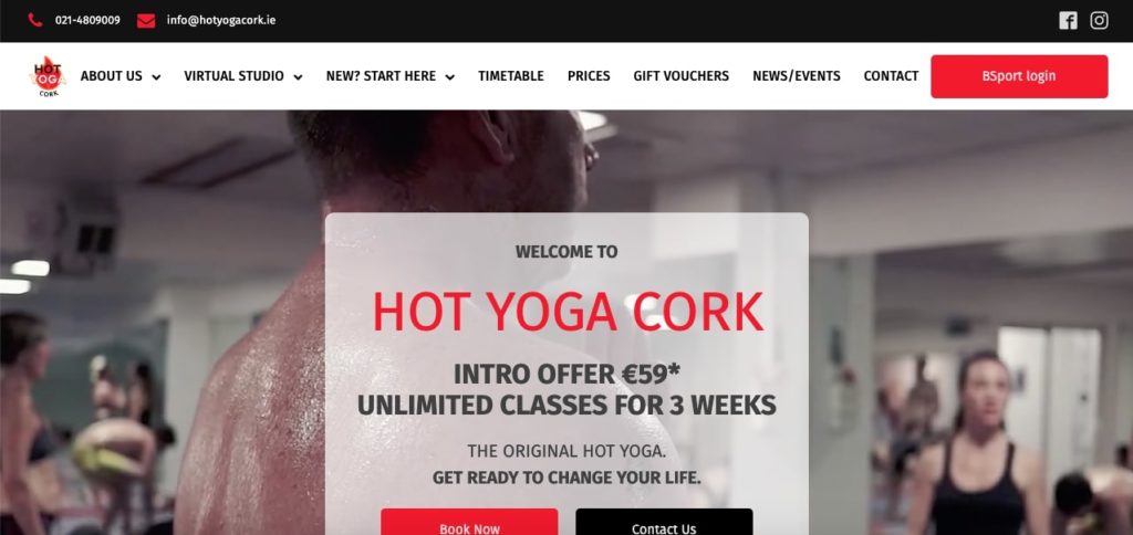 Hot Yoga Cork's Homepage