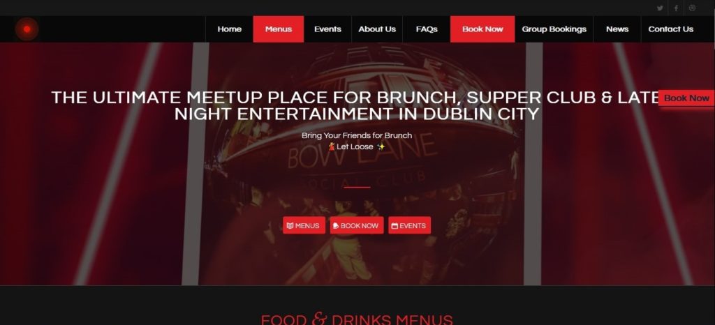 Bow Lane Social Club's Homepage