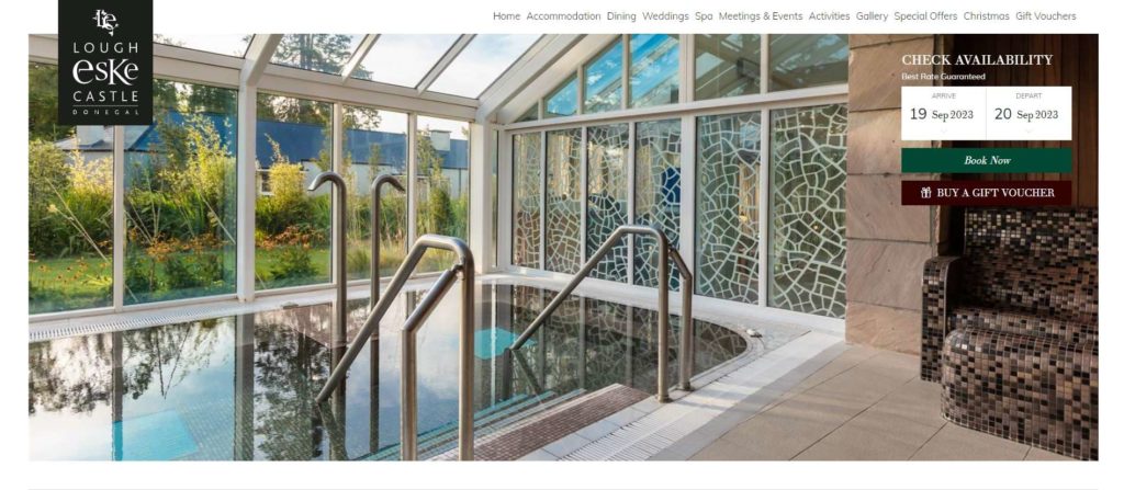 Lough Eske Castle's Homepage