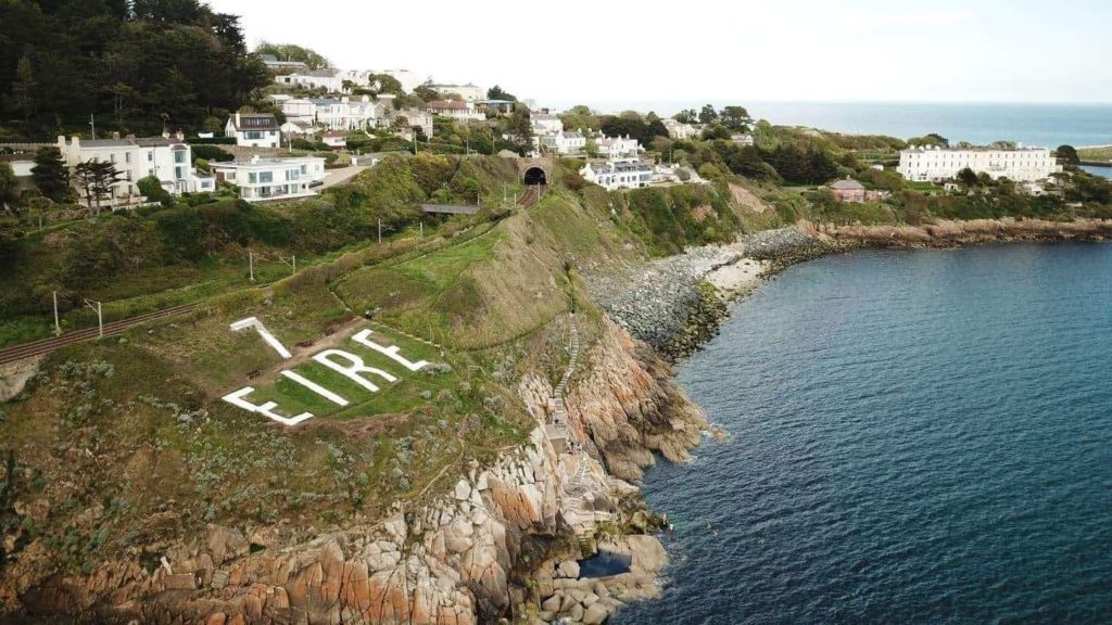 The ‘EIRE’ sign indicated Ireland's neutrality during World War 2