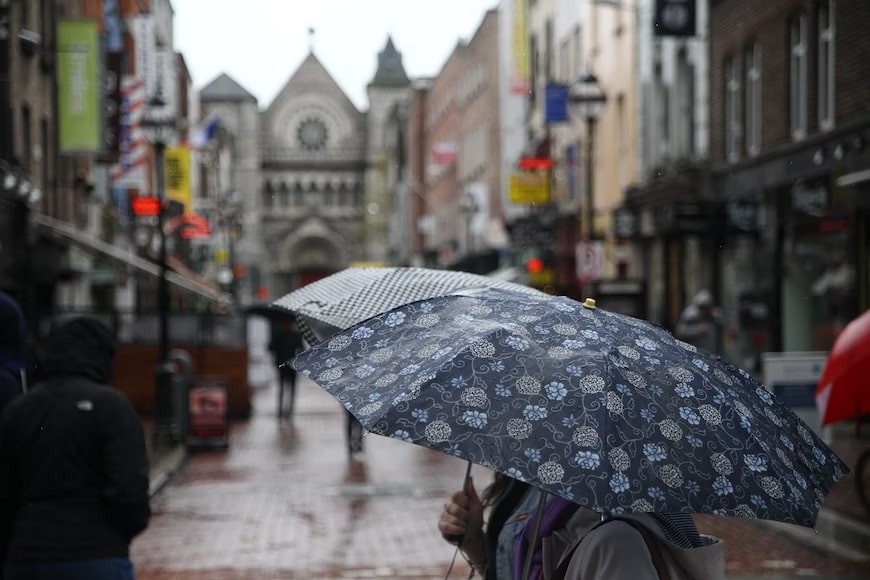 Weather in Ireland is unpredictable