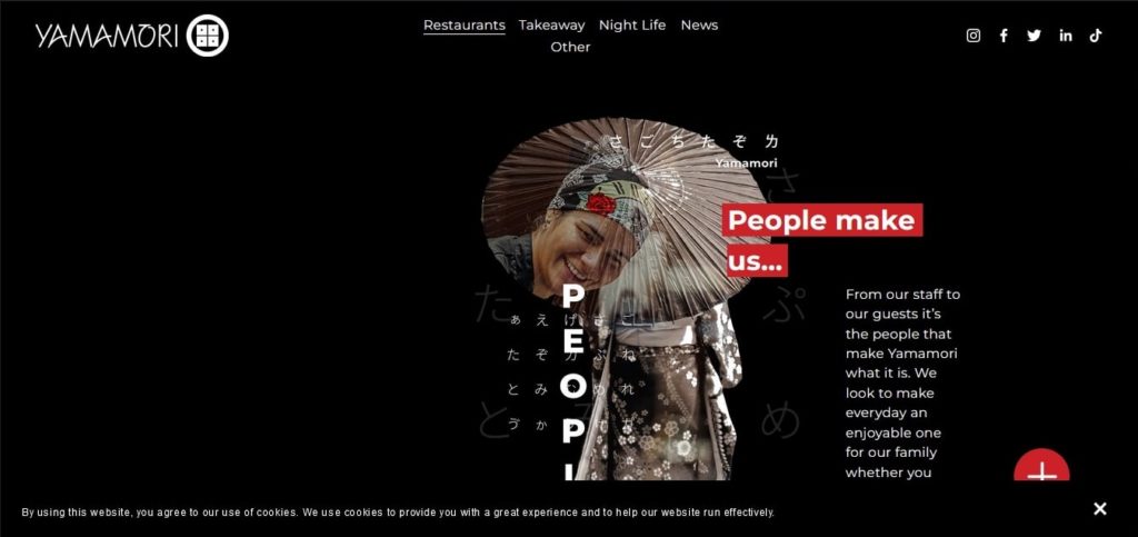 Yamamori Izakaya's Homepage