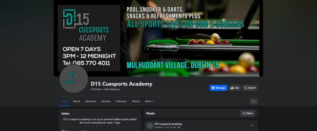 D15 Cuesports Academy