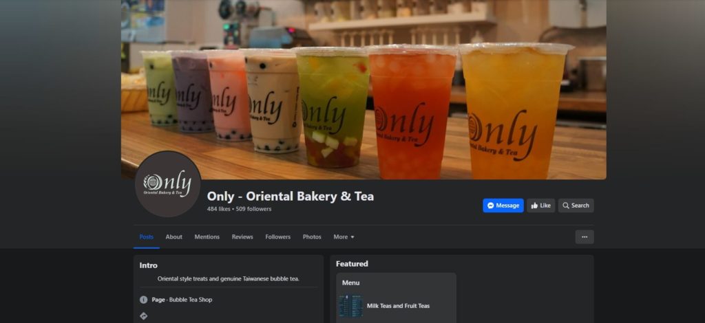 Only Oriental Bakery & Tea