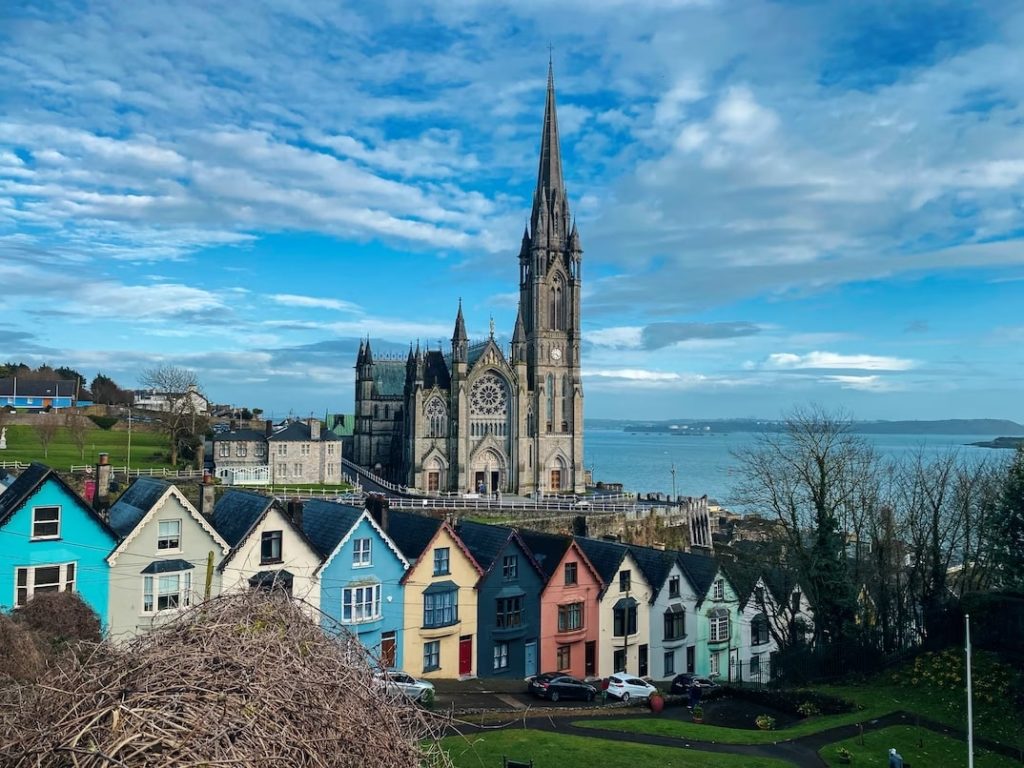 Admire Colorful Waterfront Houses at Deck of Cards
