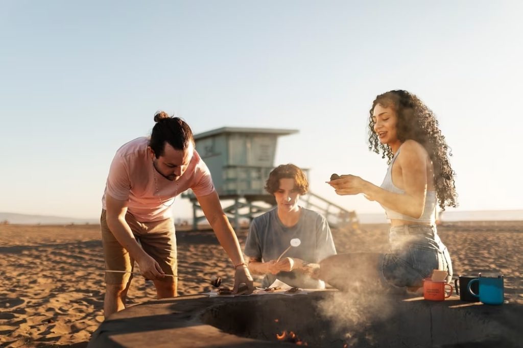 Beach BBQ and Bonfire at Portmarnock Beach