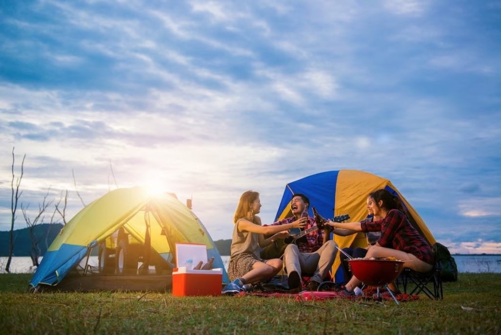 Camping in Wicklow Mountains National Park
