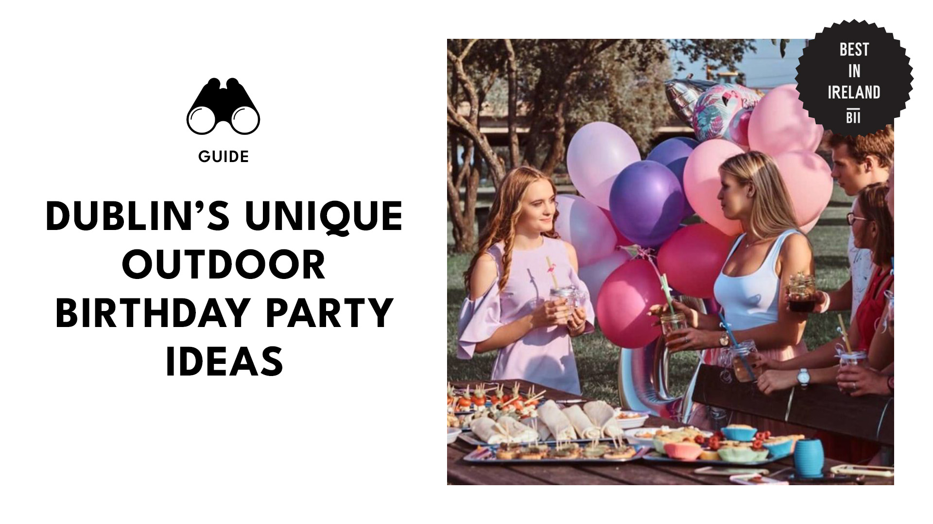 Dublin's Unique Outdoor Birthday Party Ideas
