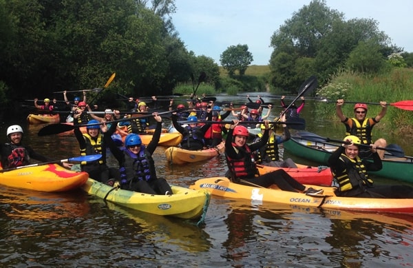 Experience kayaking on the River Shannon