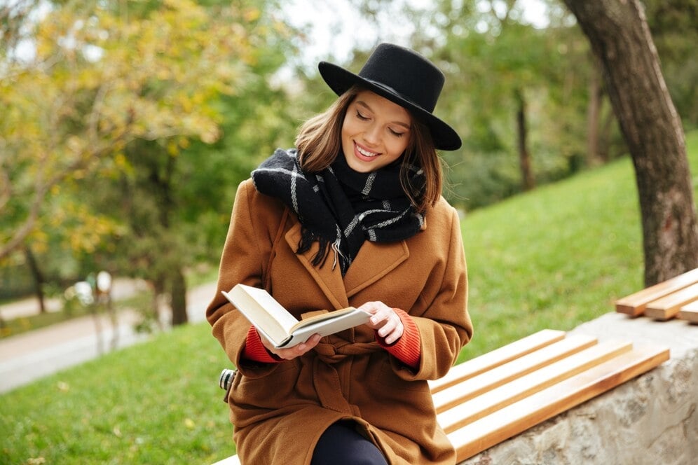 Read a book in Bishop Lucey Park