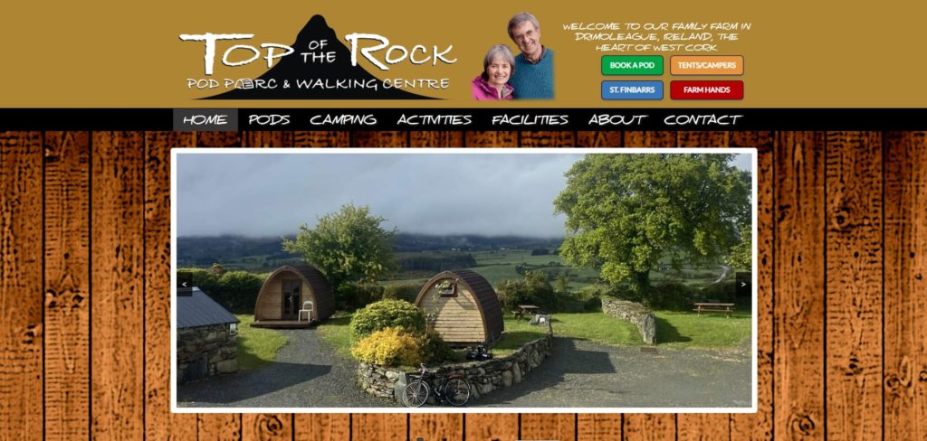 Top of the Rock Pod Páirc and Walking Centre