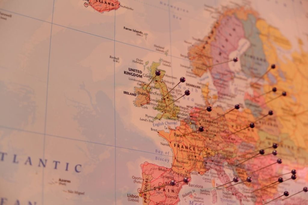 What are the available ferry routes tofrom Ireland
