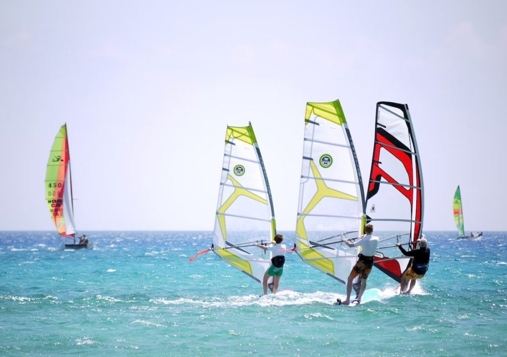 Windsurfing with Gecko Adventures