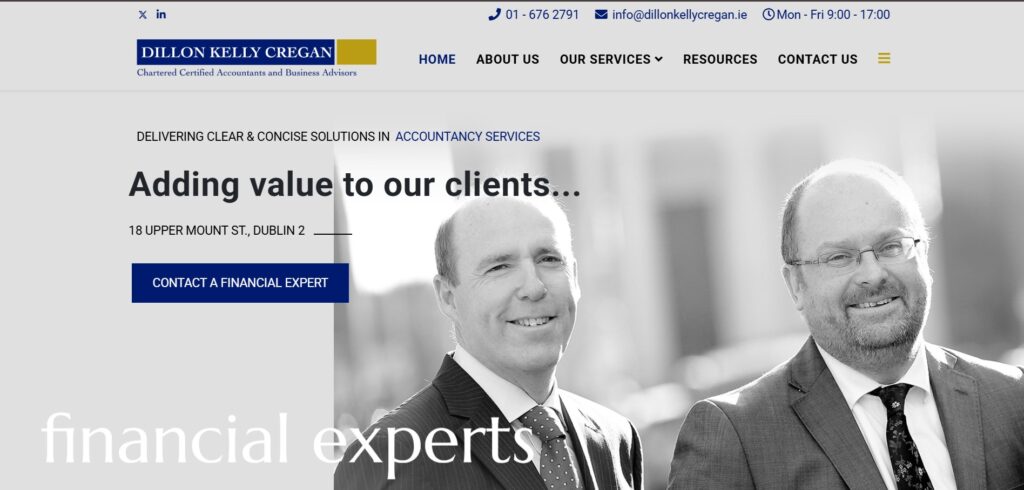dillon kelly cregan homepage