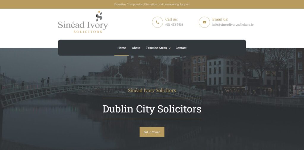 sinead ivory solicitors homepage