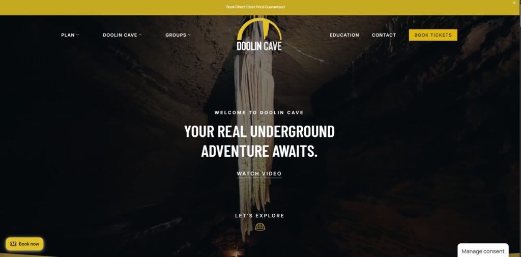 doolin cave homepage