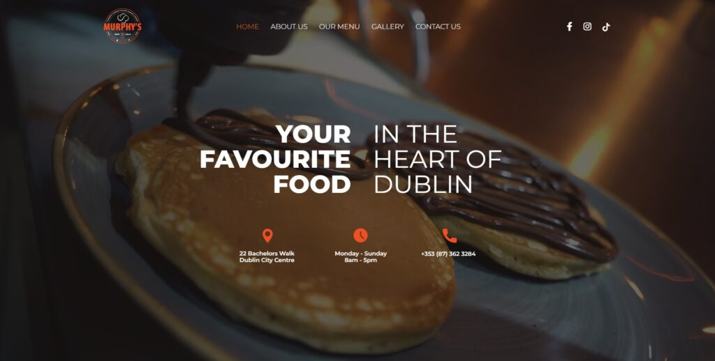 murphys bistro homepage