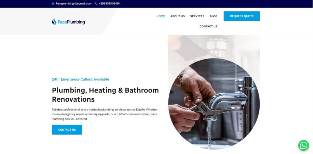 pace plumbing homepage